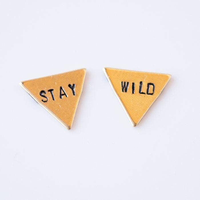 Custom Hand Stamped Earrings – Hypoallergenic Gift Jewelry