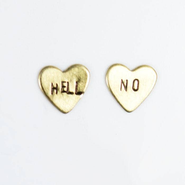 Custom Hand Stamped Earrings – Hypoallergenic Gift Jewelry