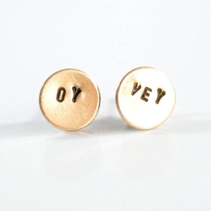 Custom Hand Stamped Earrings – Hypoallergenic Gift Jewelry