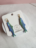 Sardine statement earrings