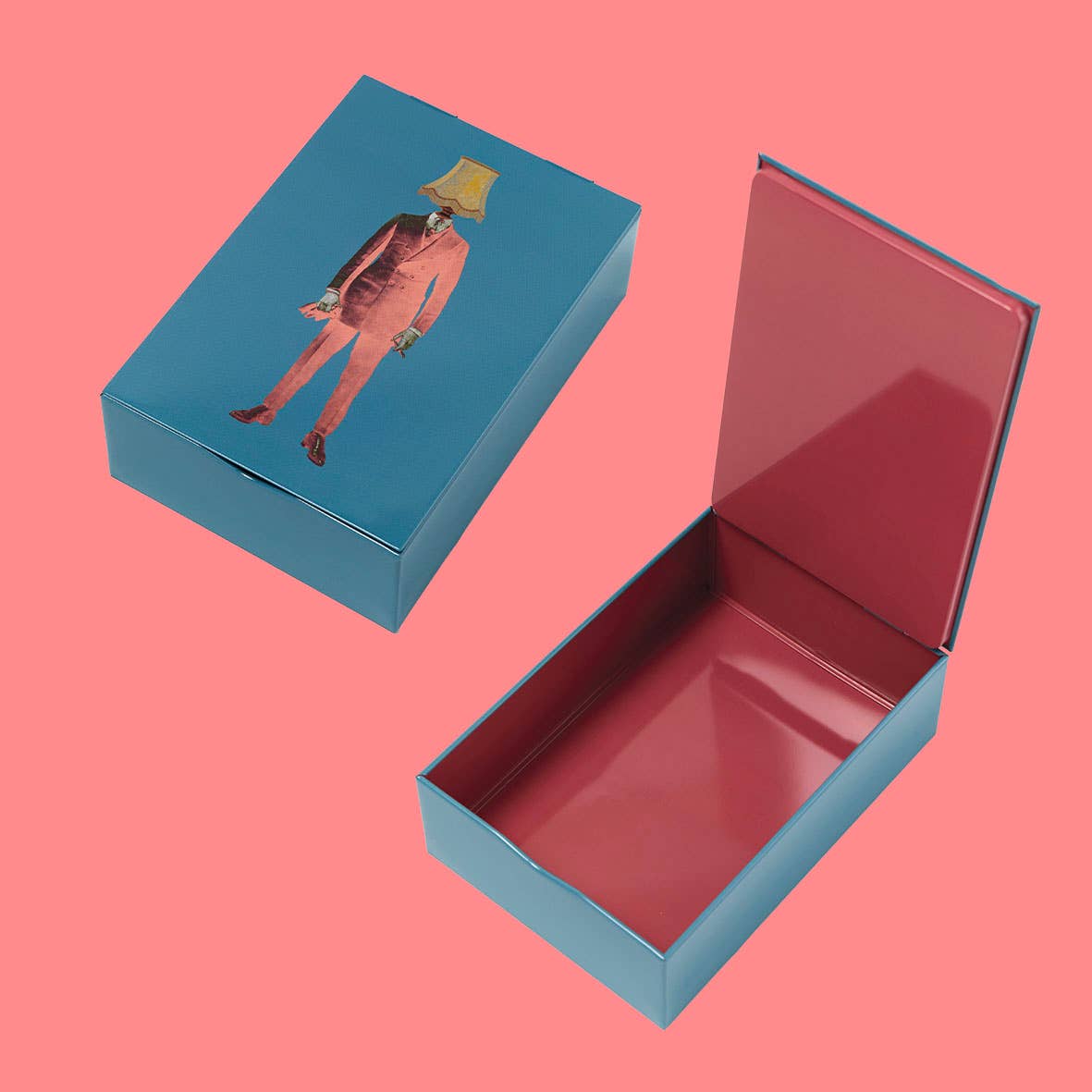 Rectangular metal box Lampaman