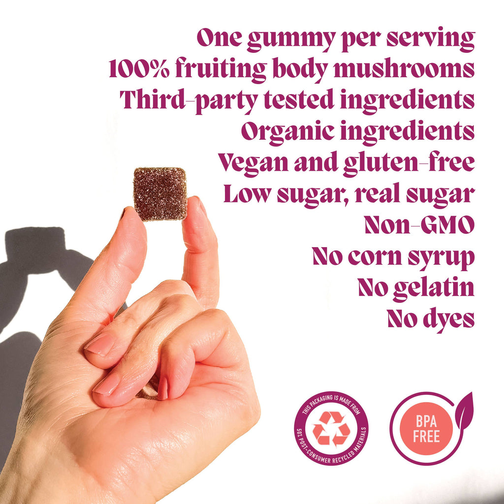 Motivate Mushroom Gummies (30) / Vegan Supplement / Energy