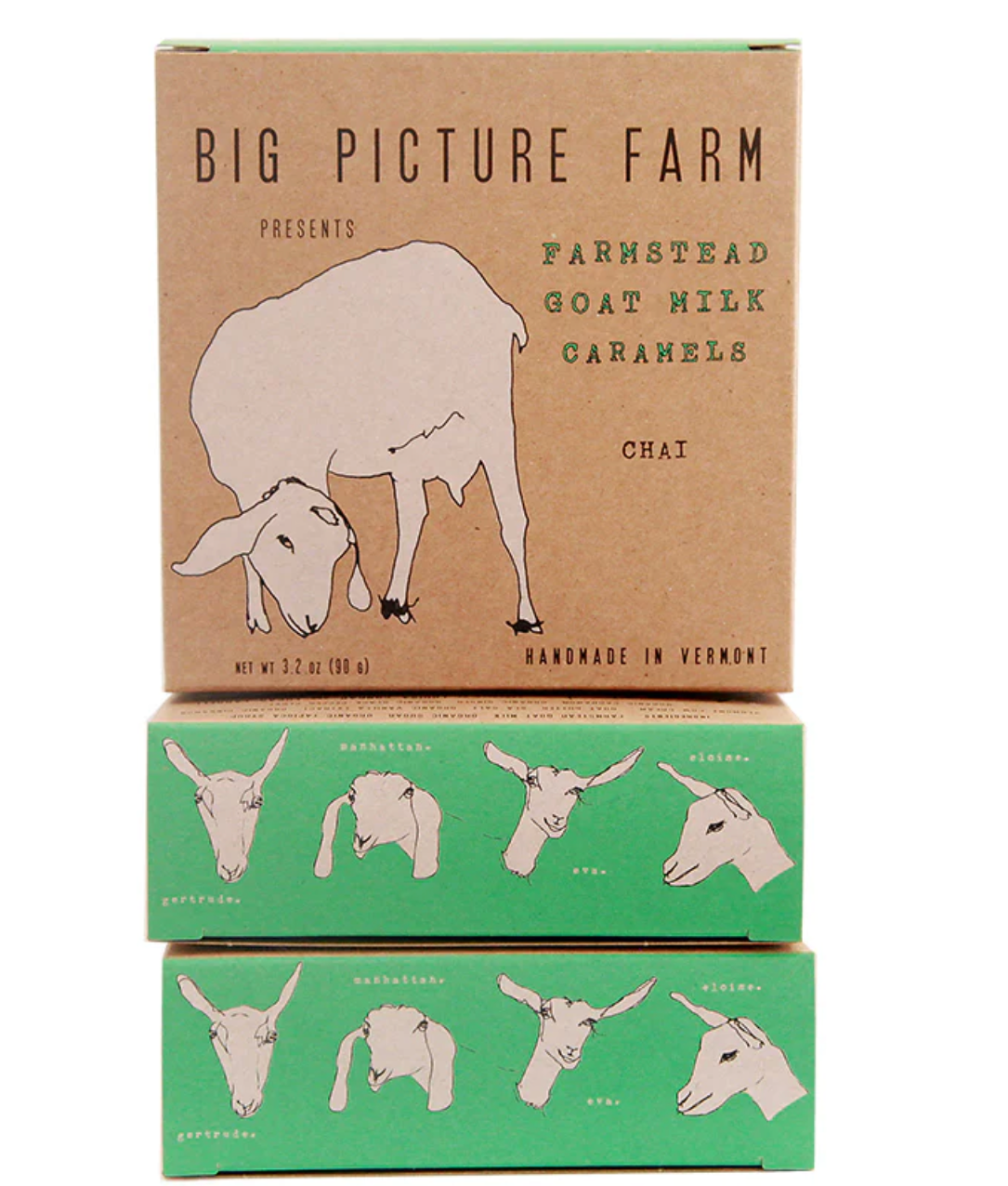 Goat Milk Caramel Farm Box | 6 Flavors | Retail