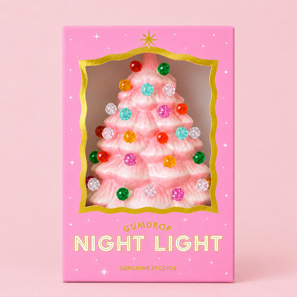 Night Light Gumdrop Tree | Pink