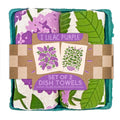 I LILAC PURPLE (Mint, Lilac) - Tea Towel Set of 2