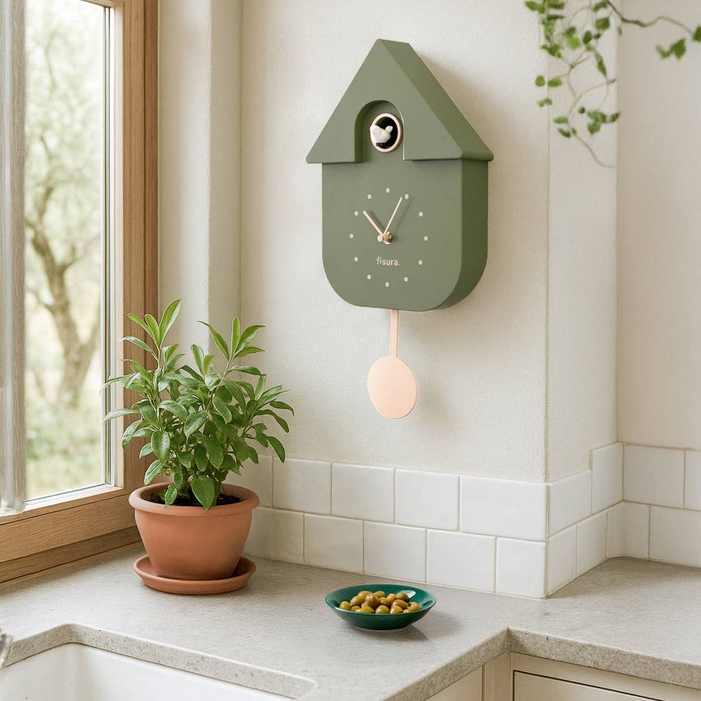Little Olive House Cuckoo Clock