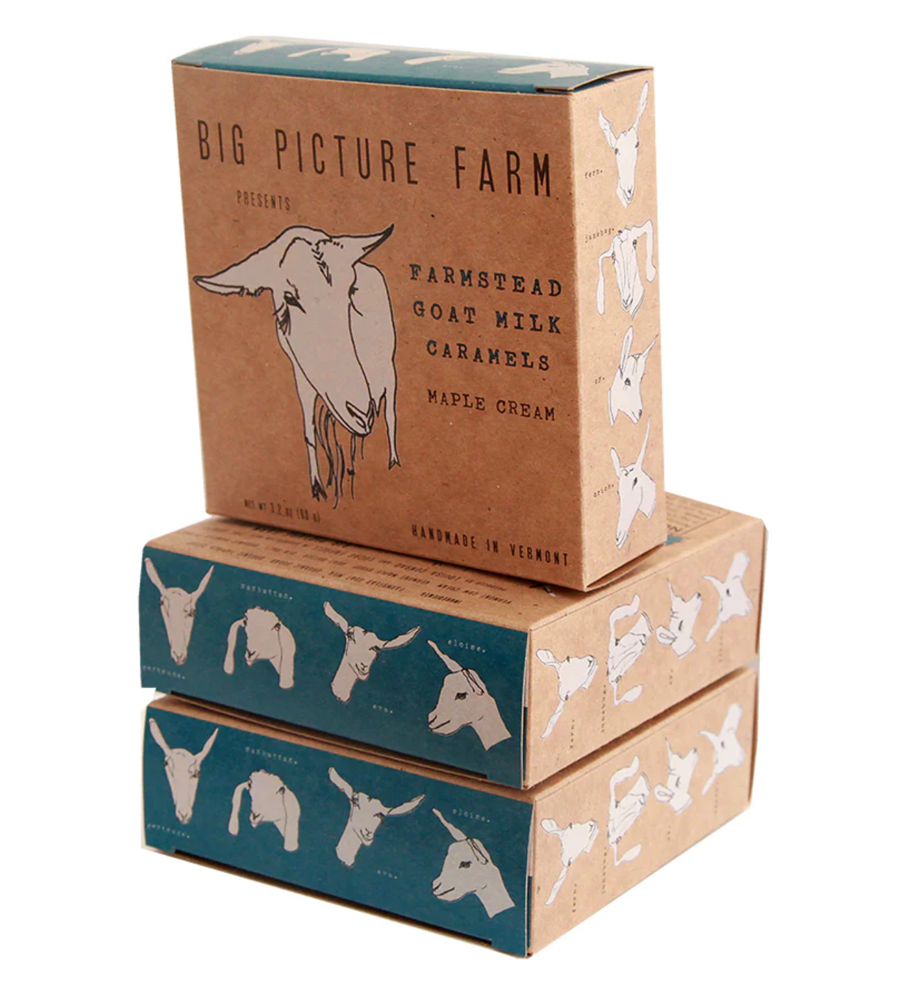 Goat Milk Caramel Farm Box | 6 Flavors | Retail