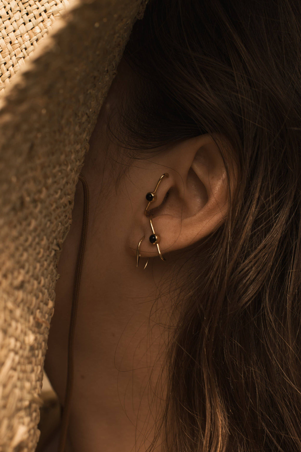 Small Hook Poke Earrings