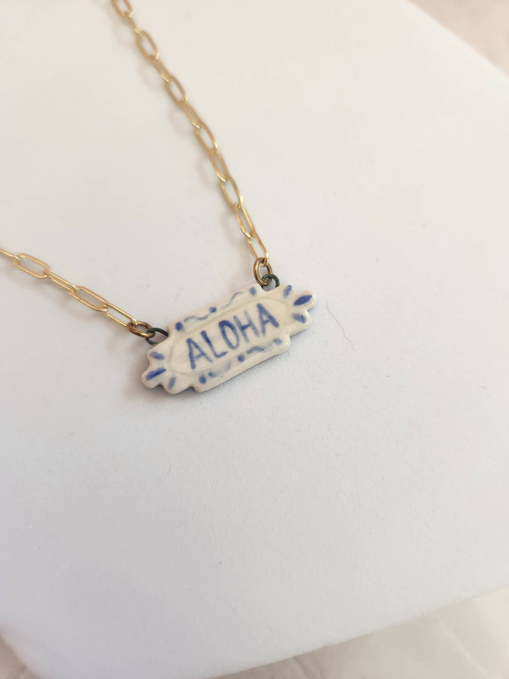 Bonjour Pendant Necklace