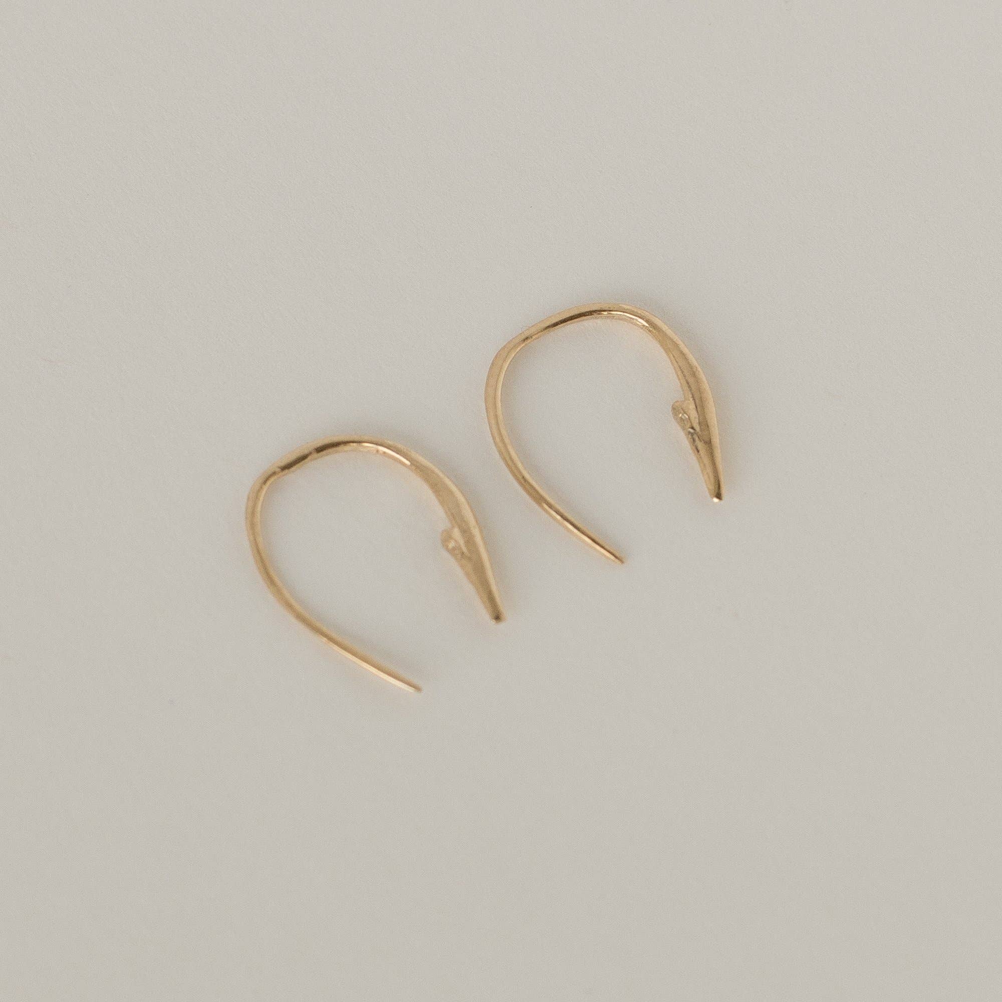 Small Hook Poke Earrings