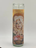 Dolly Parton yellow flowers Prayer Candle