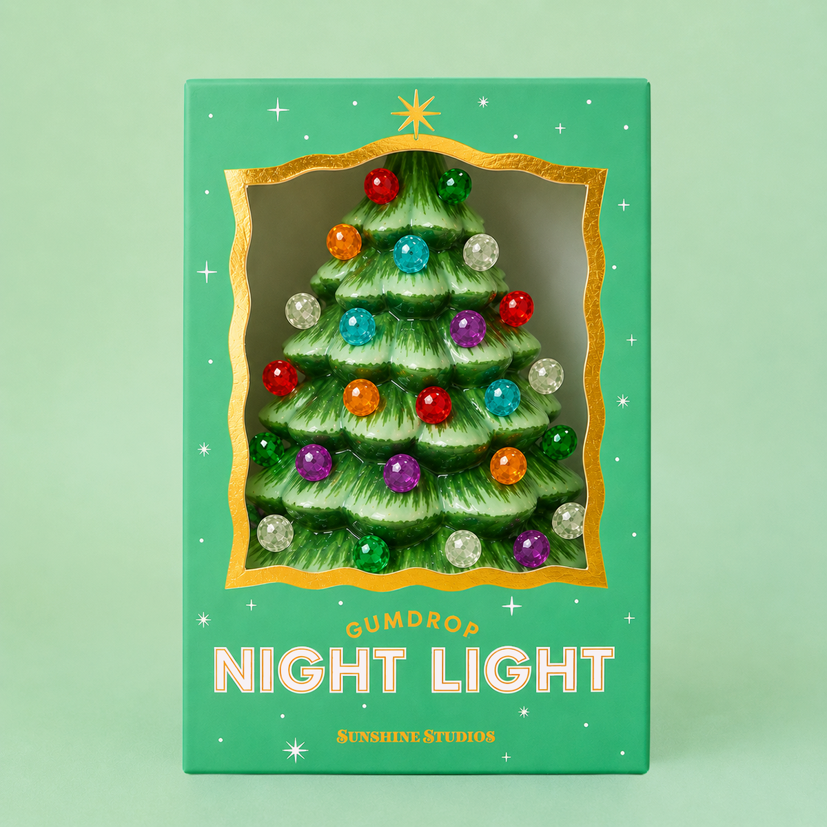 Night Light Gumdrop Tree | Green