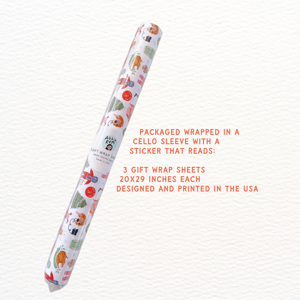 Home Alone Wrapping Paper - 3 Sheet Roll
