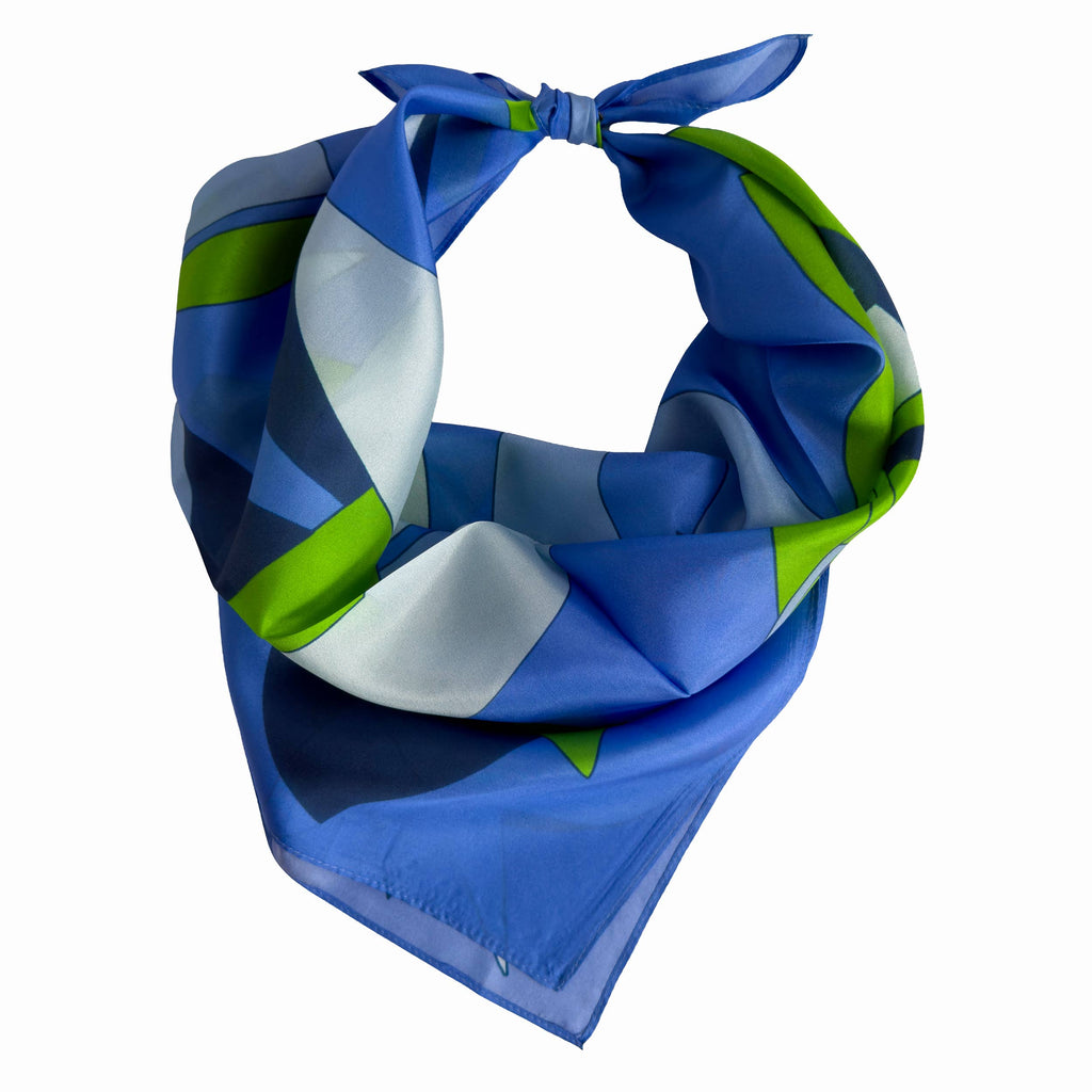 Ride On Scarf | 100% Silk Bandana | Women's Head Scarf