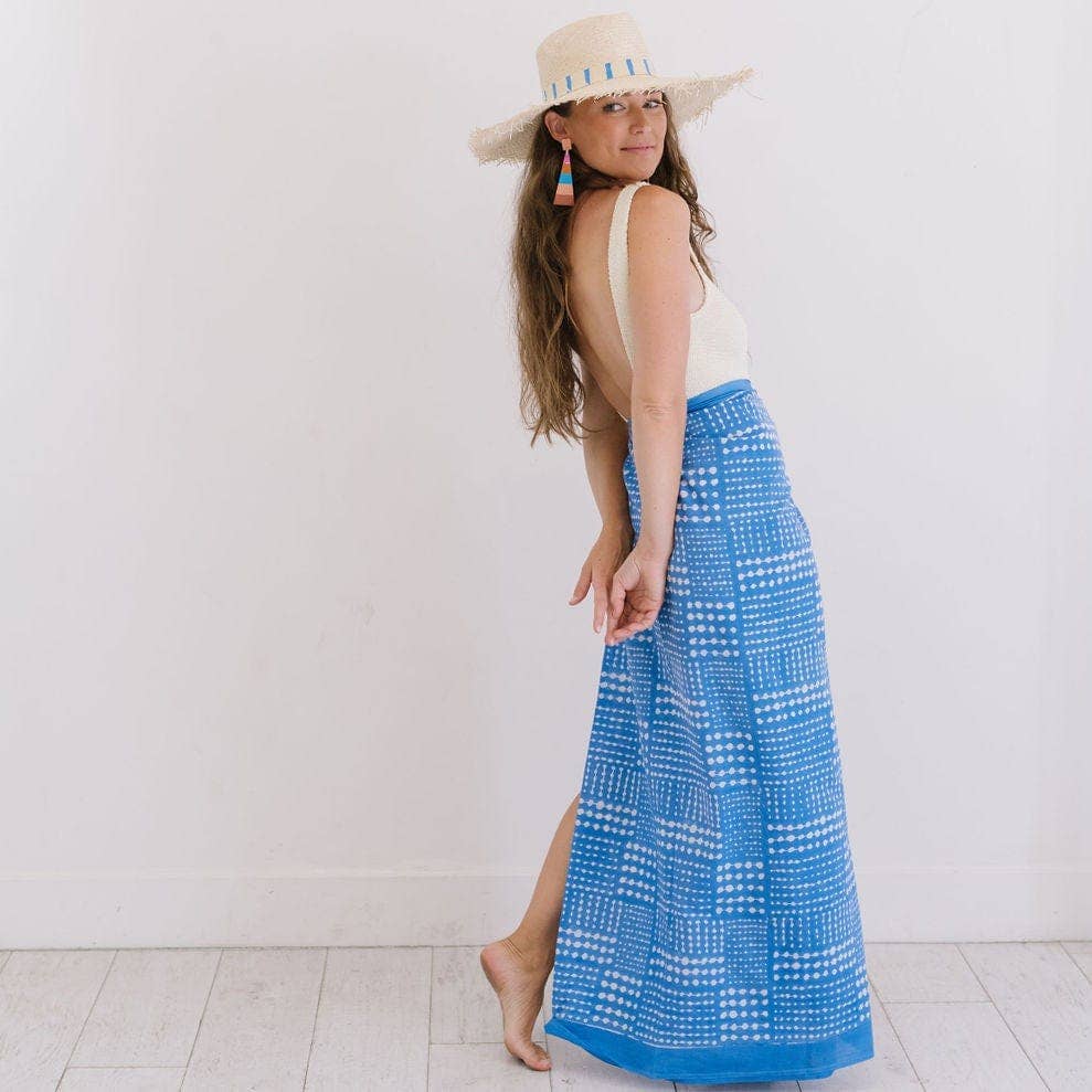 Laguna Sarong — Block Printed
