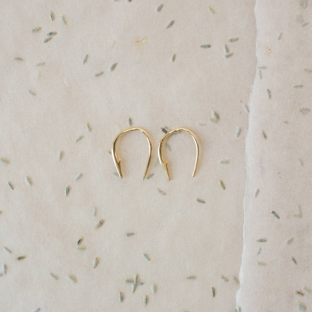 Small Hook Poke Earrings