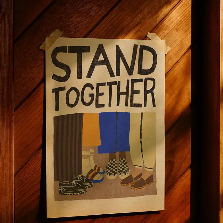 Stand Together — Unity &amp; Solidarity Art Print