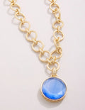 Necklace - Chunky - 20" - Optic Blue