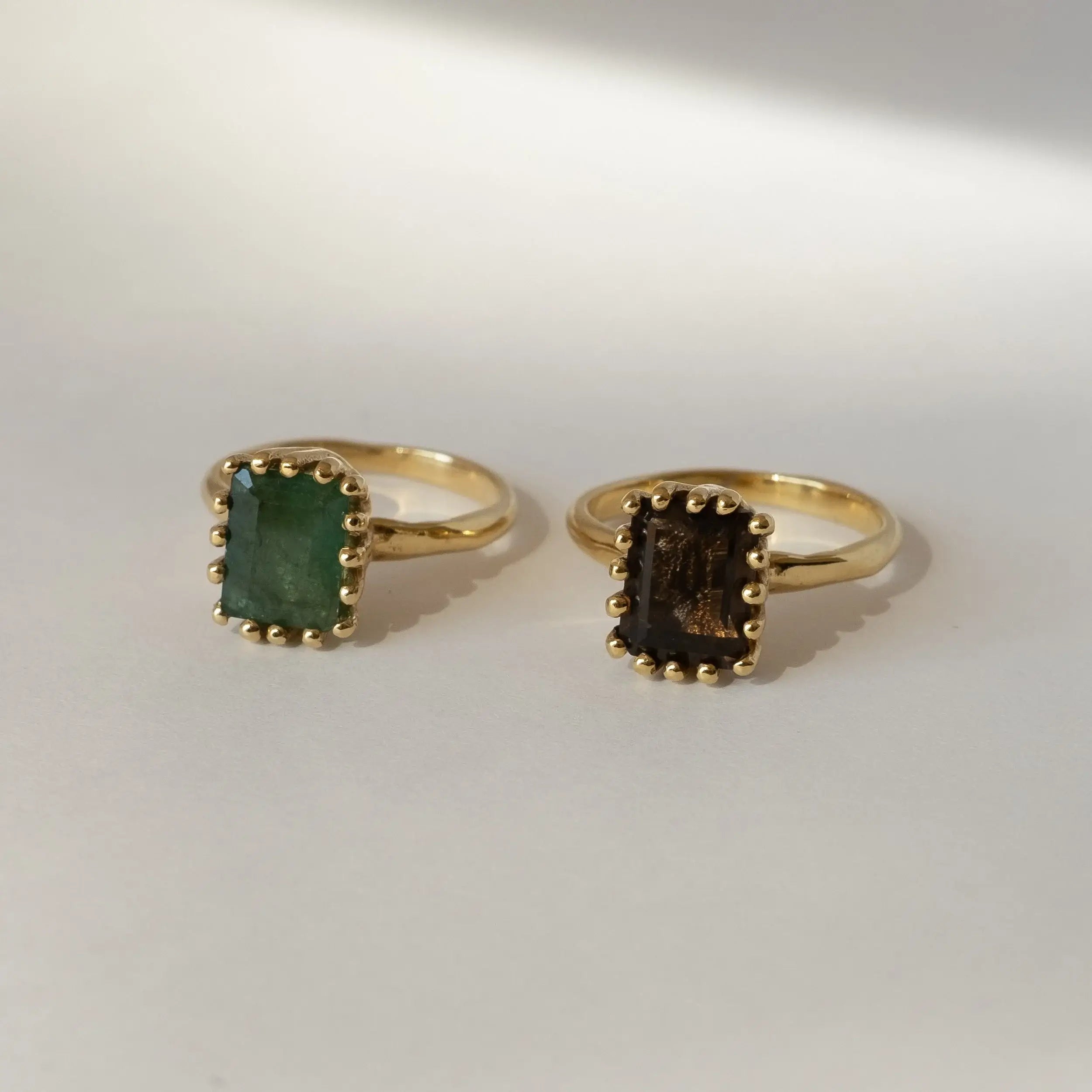 Ramona Ring - Raw Emerald