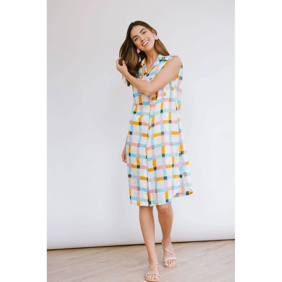 Dress - Last Penny Rainbow Shirt Dress
