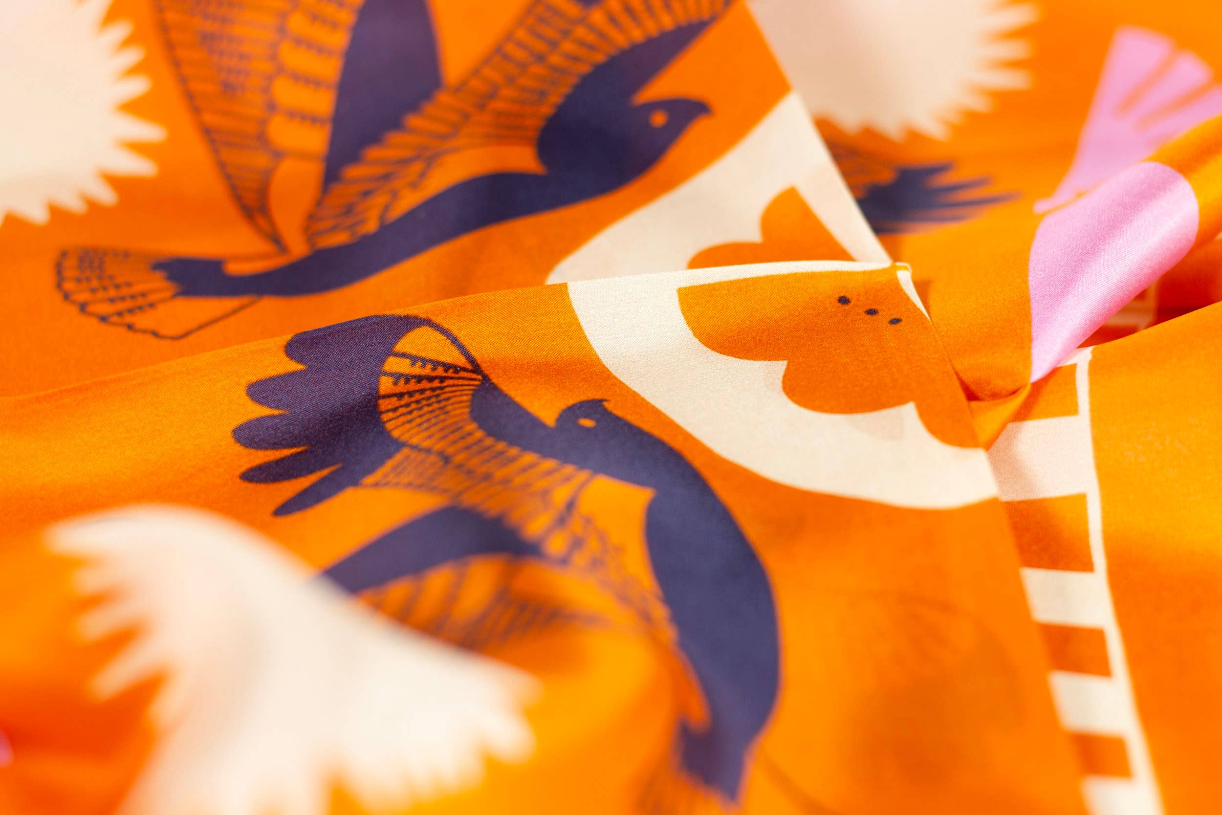 Soar & Sing Scarf | Silk Habotai Scarf | Women's Bandana