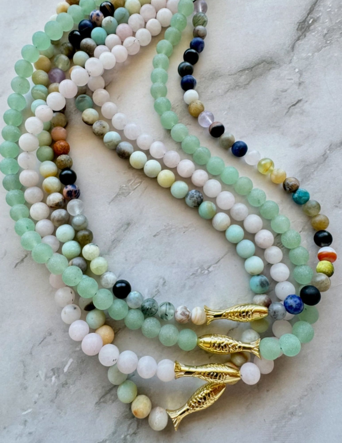 Necklace - Ashia Beaded Fish
