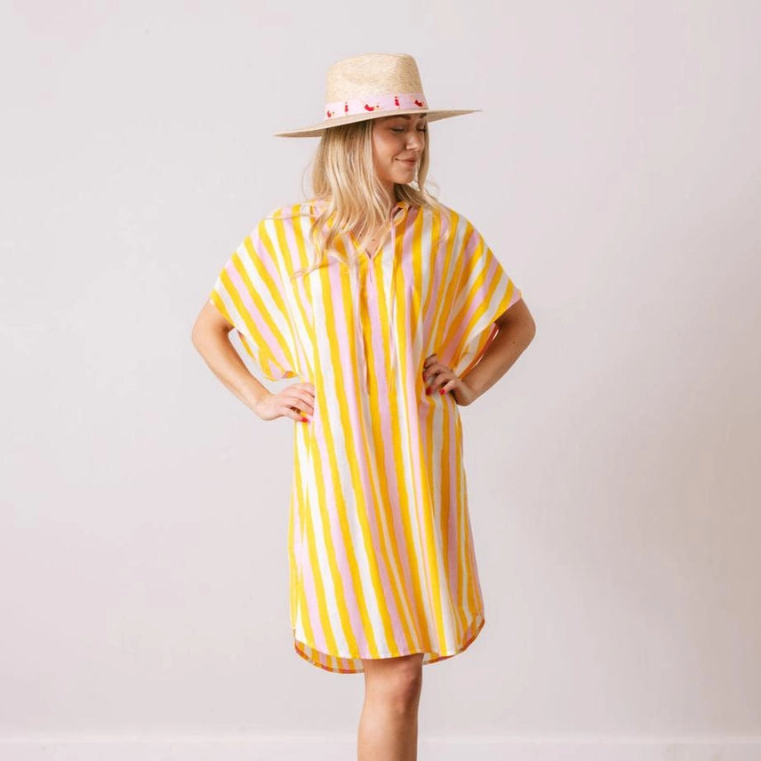 Dress - Sunkissed Cove Striped Cover Up